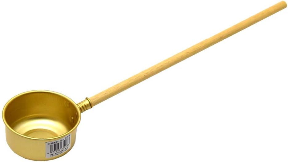 Maekawa Metal Kogyo Wooden Handle Ladle 3.1 inches (8 cm)