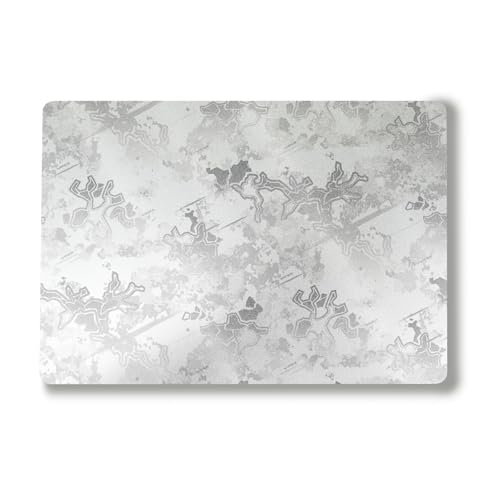 Image of Glossy Glitter Laptop Skin Compatible with Surface Laptop 7 15 inch (2024) - Viper Snow - Premium 3M Vinyl Protective Wrap Decal Cover - Easy to Apply | Crafted in The USA by MightySkins