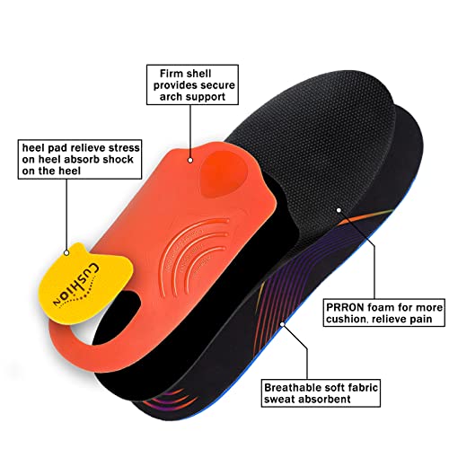 Plantar Fasciitis Foot Arch Support Orthopedic Insole Varus Flat Foot Memory Foam Comfortable Work Shoes Insole Men And Women #TOP2