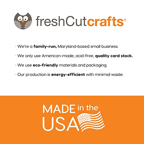 Freshcut Crafts | Basic Shapes Circles, Triangles, Squares, Ovals, Us Made Card Stock Punch Out Geometric Shapes For Math, Pattern Play And Crafting, 676 Shapes In 3 Sizes And 4 Primary Colors #TOP4