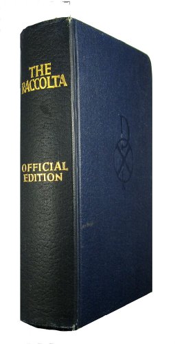 The Raccolta: Official Edition B002J2DMZW Book Cover