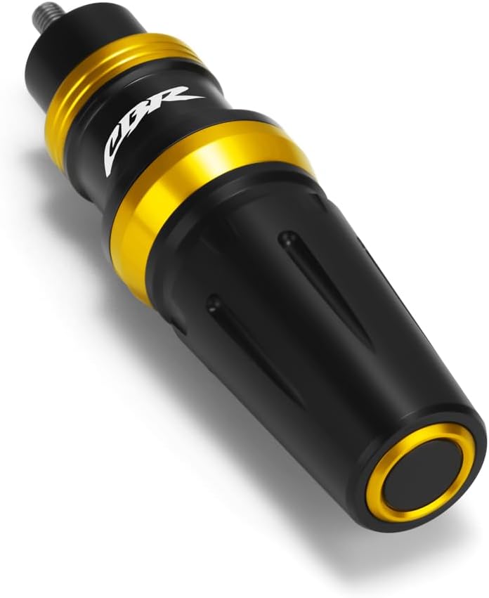 Motorcycle Exhaust Sliders Crash Protector Compatible with H.onda CBR600RR CBR1000RR CBR500R CBR300R CBR250R 2003-2023 2024 2025 2026 | Frame Slider Falling Protection Accessories (Gold)