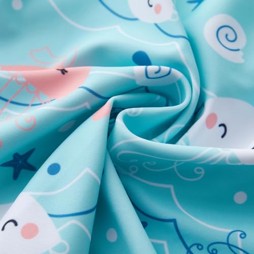 Image of Toddler Girls Swimsuit Rash Guard Sets 2-Piece Bathing Suits UPF 50+ Summer Kids Swimwear 2-7T