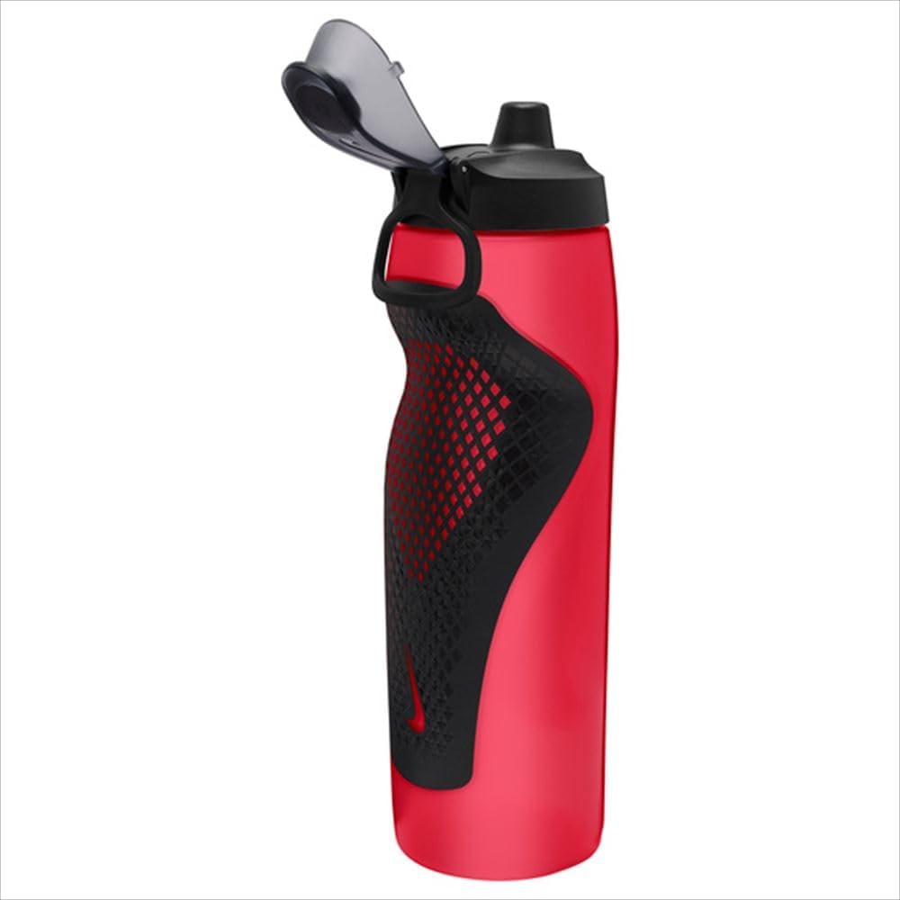 NIKE HY9000-640 Refillable Bottle Locking Lid 32oz University Red/Black 32oz/976ml - Image 4