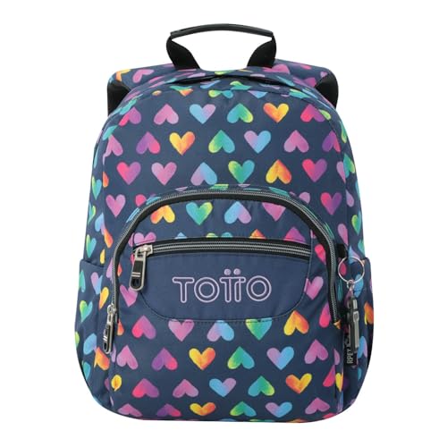 TOTTO - Mochila Escolar, Modelo Tempera, Capacidad 12 L, 3 Bolsillos, Bolsillo Tablet 10 TOTTO - Mochila Escolar, Modelo Tempera, Capacidad 12 L, 3 Bolsillos, Bolsillo Tablet 10