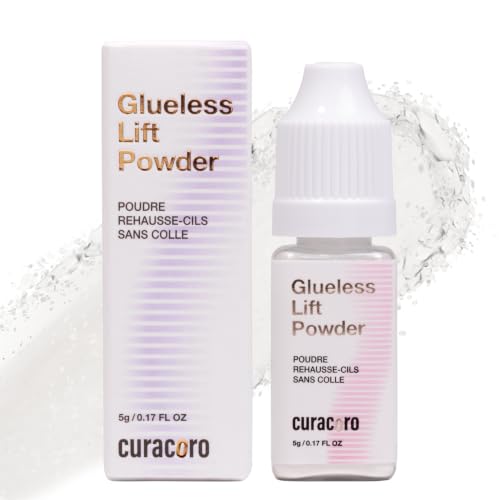 Curacoro Korean Lash Lift Powder, Glueless Formula, Creamy Consistency
