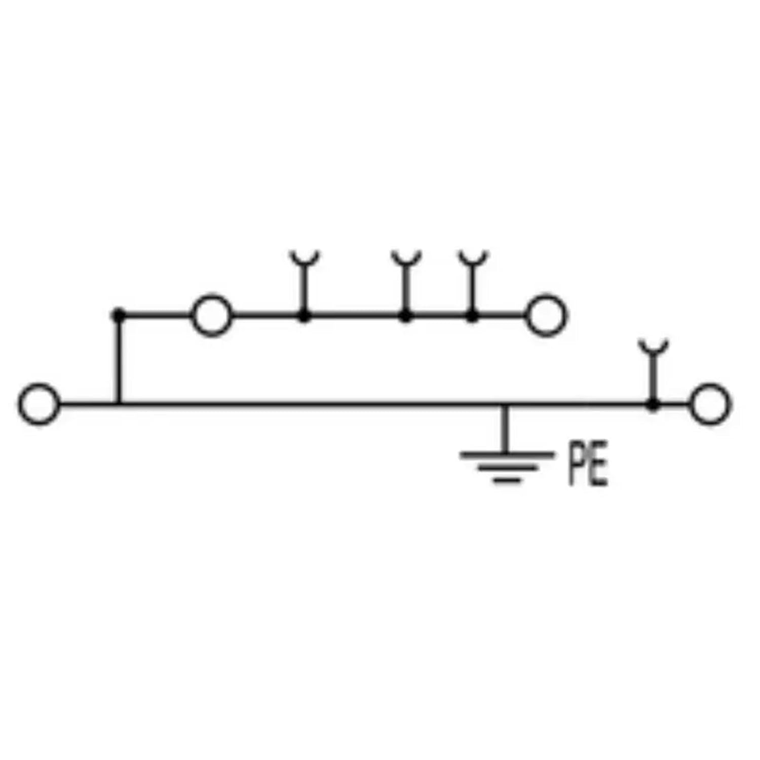 50 Pcs A2T 2.5 PE 1547680000 Terminal