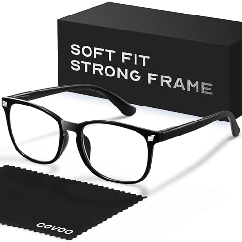 Image of CCVOO Reading Glasses for Women /Men, Eyeglasses, Blue Light Readers for Women /Men, Computer Eye Glasses, Cheaters
