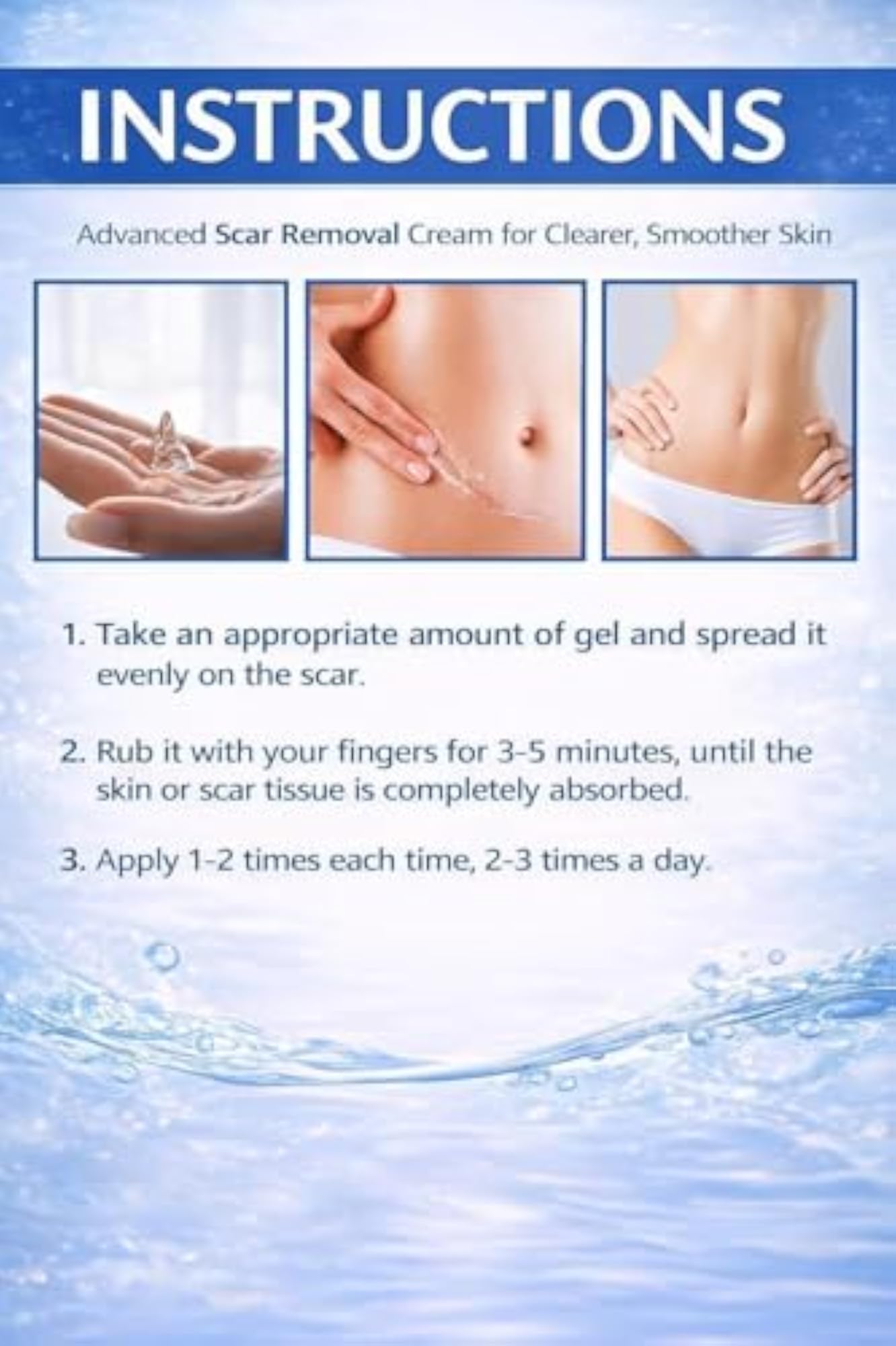 Silicone Scar Gel & Scar Removal Cream