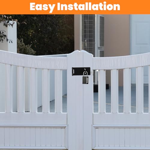 Image of 4 Pcs Hasp Latch Stainless Steel Padlock Latch 3 Inch Black Hasp Lock Latches Lock Latches Hardware for Wooden Fence Pet Cage Doors Cabinets Closets Window and More