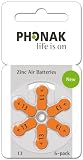 Phonak Größe 13 Quecksilberfrei Hörgerätebatterie X60 Zellen (10 Pakete) by keephearing LTD