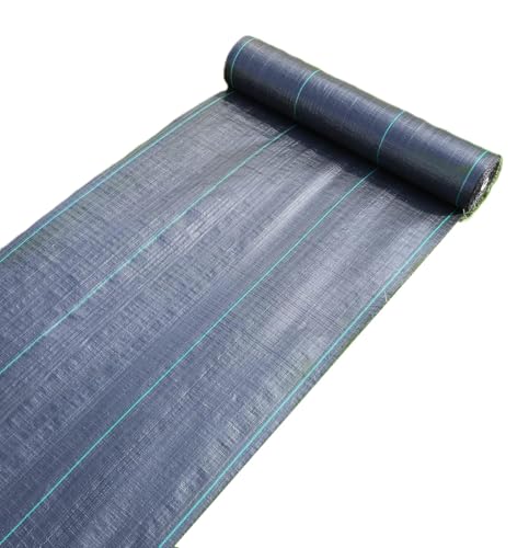 3ftx180ft Weed Barrier Landscape Fabric Heavy Duty, 3.2oz Weed Barrier Garden Fabric, Easy Setup Woven Landscaping Fabric