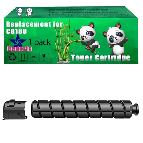 Image of Replacement C8180 Toner Cartridge Compatible for Xerox Apeos C8180 C7580 C6580 Printers, Up to 39700 Pages, Vivid Colors, Contains Chip (1 Pack Cyan)