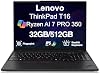Lenovo ThinkPad T16 Gen 4 Copilot+ Laptop para negocios, pantalla de 16" FHD+ IPS | AMD Ryzen AI 7 PRO 350 (> Ultra 7 255U), 32GB DDR5, 512GB SSD, teclado retroiluminado, lector de huellas, 2 Thunderbolt 4, cámara web IR, Win11Pro 2