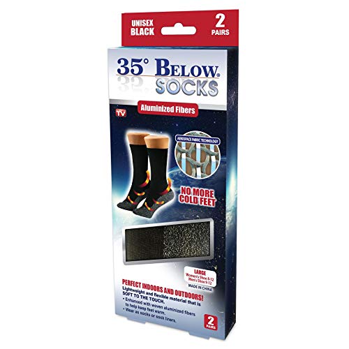 35 Below Ultimate Comfort Socks | Aluminized Thread, Soft Nylon Knit Warming Socks