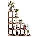 Produktbild DBSCD Pflanzenständer, 5-stöckige Blumenregale aus Holz, stehend, im europäischen Stil, Blumenregal, Eckregale, Pflanzenständer, Blumentopfhalter, Innen-Außenbalkon, 95x24x106 cm
