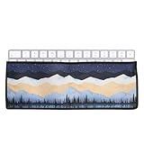 Souple et résistant : le matériau de l'étui couvre clavier est à la fois résistant et souple, facile à plier et peu encombrant. Ses dimensions sont de 29,5 x 12,6 cm.