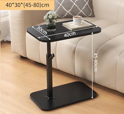 Mesa auxiliar en forma de C con altura ajustable y rotación de 360 grados para el sofá 5