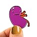 I Heart Guts Kidney Enamel Pin – Kidney Surgery Recovery, Renal Health Awareness, Dialysis & Transplant Support, Nephrologist Gift, CKD Awareness, Kidney Disease Fighter, Get Well Present