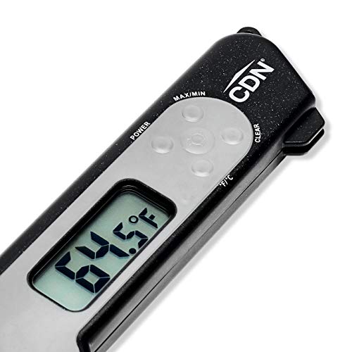 CDN TCT572-B ProAccurate Digital Instant Read Folding Thermocouple Cooking Thermometer-NSF Ceritfied Black - Thumbnail 2