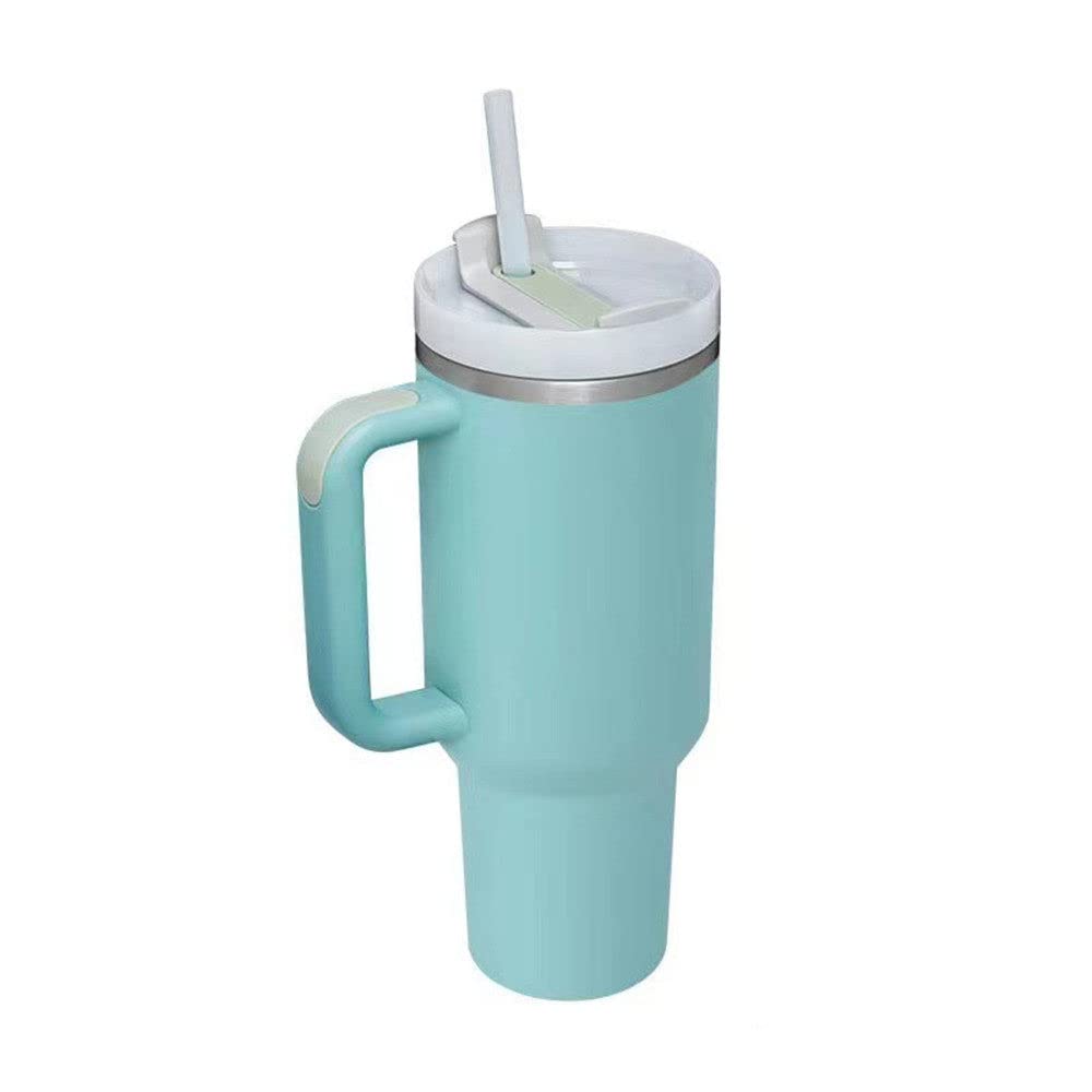 1200ml Tumbler with Handle Stainless Steel Water Bottle Straw Vacuum Thermos Cup Large Capacity Travel Car Coffee Mug