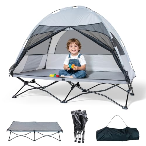 Funsland Outdoor Kids Travel Bed with Tent: Portable Camping...