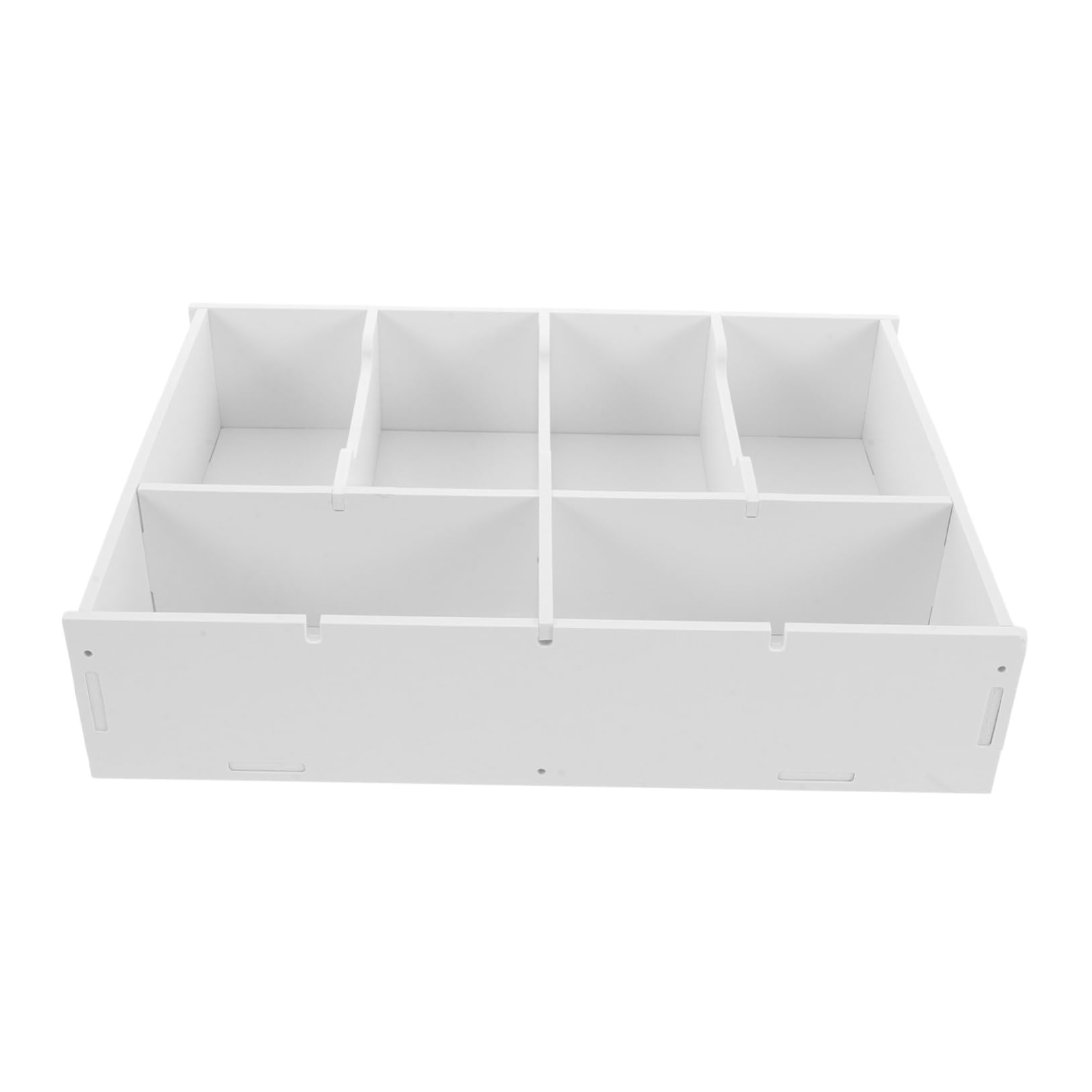 Beige Geldorganisator aus Pvc Holzverbund mit Mehrfachem Fachdesign zur Einfachen Aufbewahrung von Bargeld und Münzen für Supermarkt Kassen und Büro Schubladen