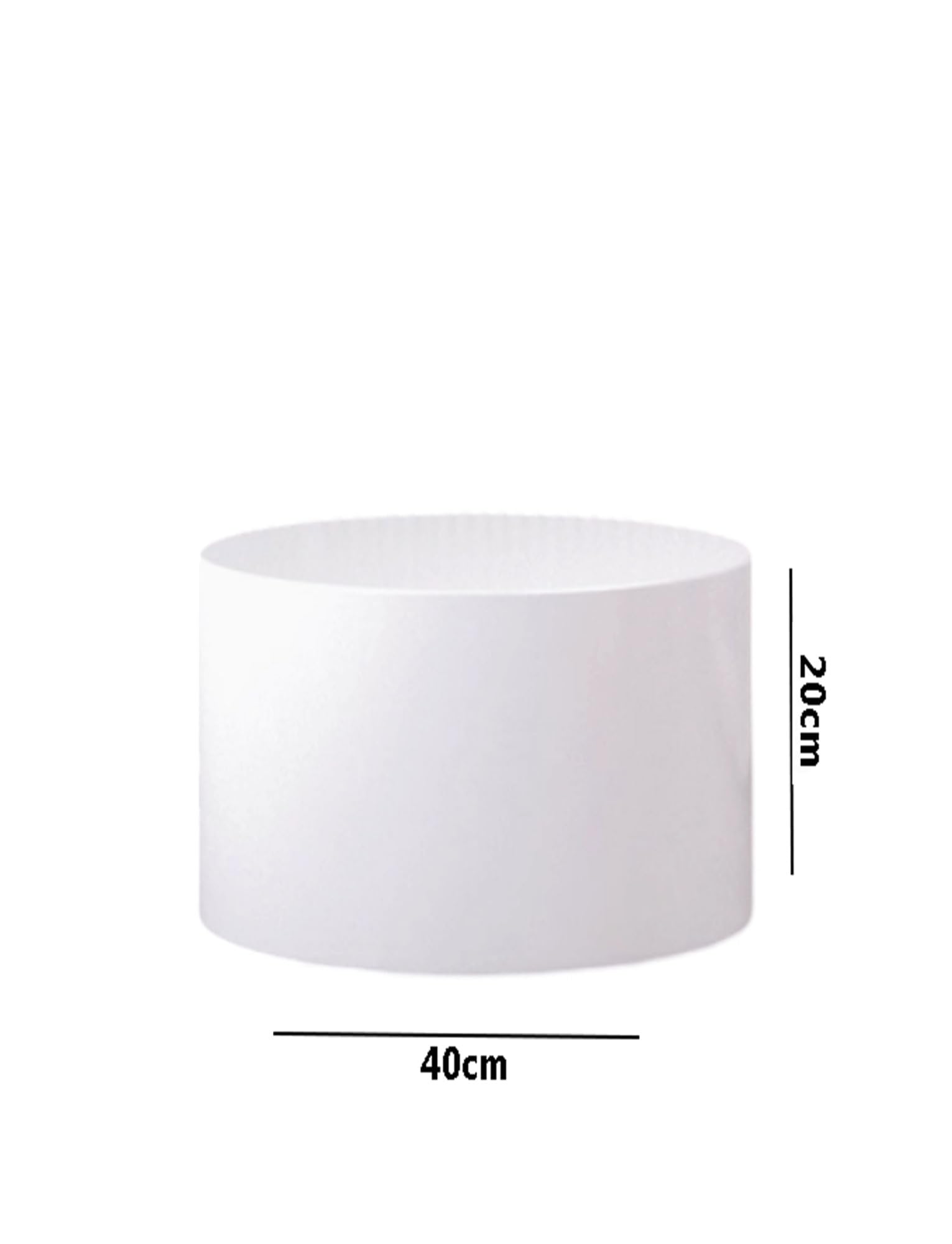 Pedestal redondo cilíndrico para exhibición, plataforma elevada para novias, soporte perfecto para eventos, pedestales de 40 x 20 cm, para bodas y exposiciones