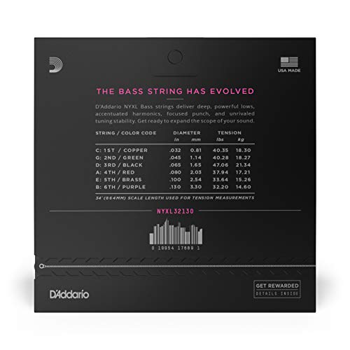 D’Addario NYXL32130 Cordes pour Basse - Les Beatles, Paul McCartney, John Lennon, RIngo Starr, George Harrison D'Addario NYXL32130 Cordes pour Basse – Image 3
