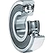 NTN Bearing 6307LLBC3 Single Row Deep Groove Radial Ball Bearing, Non-Contact, C3 Clearance, Steel Cage, 35 mm Bore ID, 80 mm OD, 21 mm Width, Double Sealed