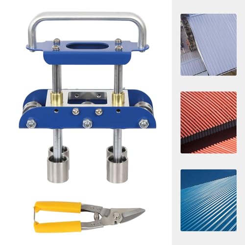 Herramienta de doblado de metal con rodillo de borde para techos y paneles de lluvia