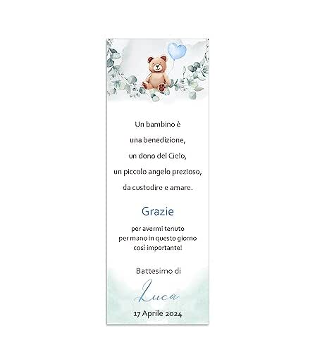 Banner Per Festa Di Battesimo Blu Olografico - Lunghezza 2,7 Metri, Larghezza 13 Cm