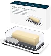 KITCHENDAO Butter Dish With Lid And Knife, Airtight Butter Container - View #7