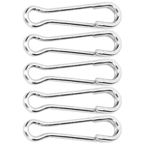 Shanrya Acier Inoxydable 6 Options goupille de sécurité en métal, Boucle de goupille de sécurité, pour la pêche Sauvage lac mer pêche Piscine(6# (3 Paquets))