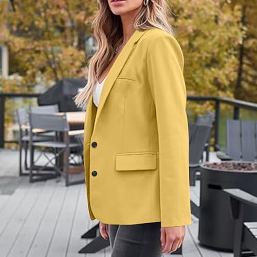 Blazers for Women Spring Fall Business Casual Blazers Long Sleeve Notch Lapel Work Office Blazer Jackets Outerwear2