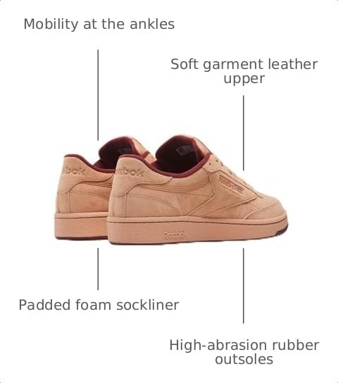 Image of Reebok Court Advance Sneakers for Men - Casual Tennis Mens Shoes Size 6 to 15