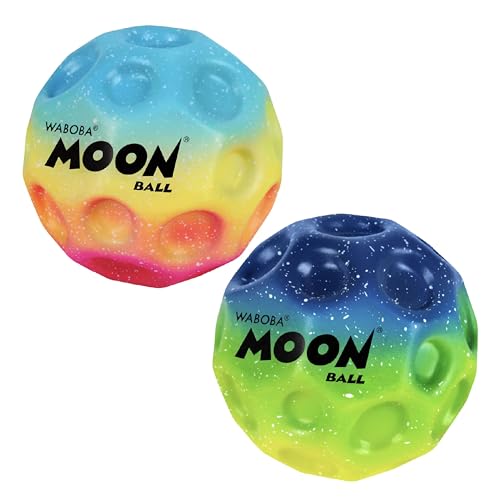 Waboba Gradient Moon Ball 2 Pack - Super Bouncy Wall Balls for Kids and Teens - Outdoor Sports Toy...