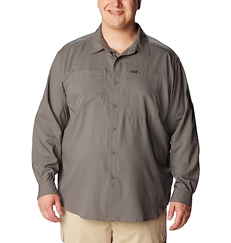 Image of Columbia Men's Silver Ridge Utility Lite Long Sleeve, City Grey, X-Small