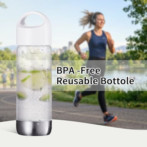 Image of Carbonating Water Bottles 500ml, for Sparkling Water Maker, BPA Free, Reusable & Refillable Bottles with Handle, only for OSCEVIA Soda Maker Series, 1 Bottle(ONLY 1 Bottle)