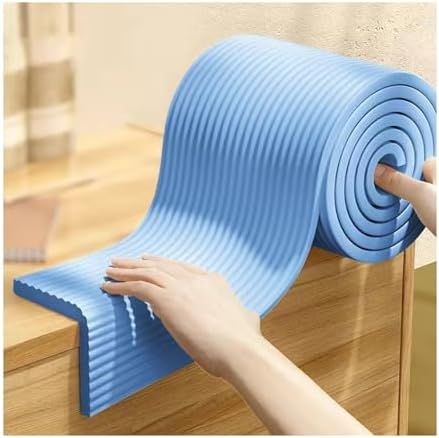 Gray Foam Corner Protectors, 9pcs Edge Bumper Guards, Safety Padding for Coffee Table & Sharp Corners, Childproof Furniture Edge Protector, Durable Cushioning Safety Set