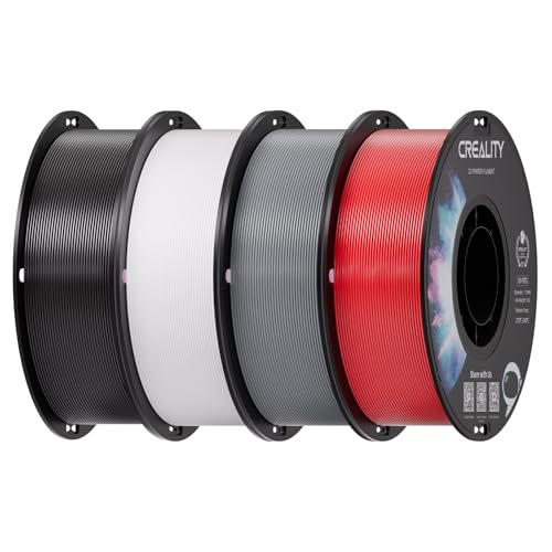 Image of Creality PETG 3D Printer Filament 4 kg, Excellent Toughness High Precision, Odorless Non-Toxic Moistureproof, Glossy PETG Filament 1.75mm for 3D Printer