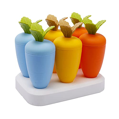 ZYHARUKO Grado alimenticio para molde de fácil liberación, se puede desmontar con soporte de protección contra goteo para niños G Ice Lolly Maker