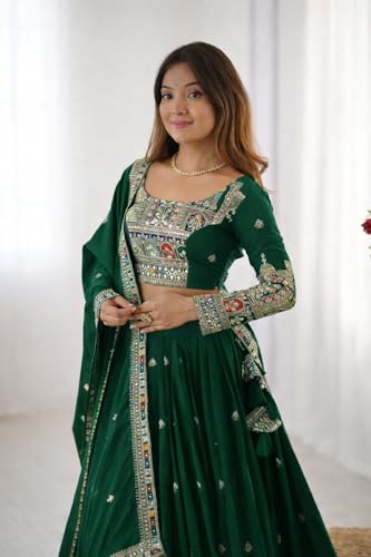 Image of Suppar Sleave Women's Embroidered Anarkali Gown with Dupatta | Traditional Ethnic Wear for Wedding Occasions