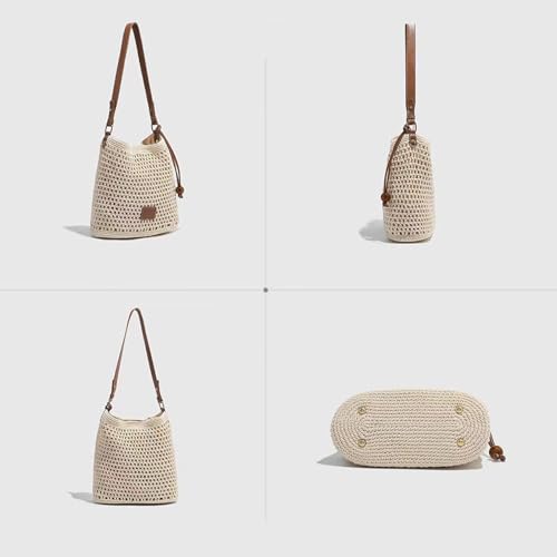 Bolso Playero de Crochet de Algodón miniatura 5