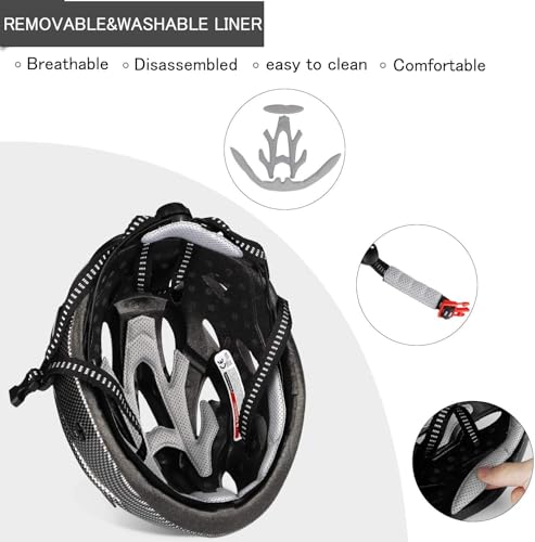 Adult Cycling Bike Helmet, Lightweight and Adjustable with