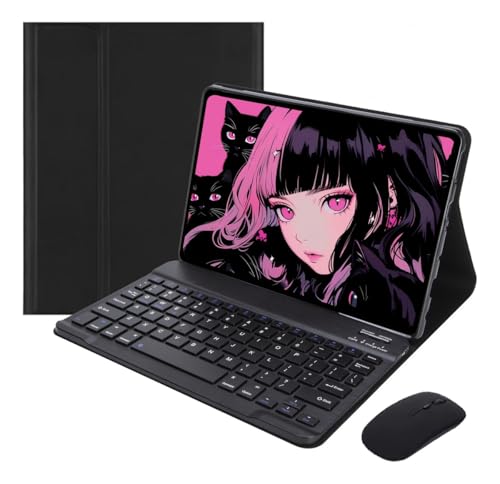 Capa protetora + teclado inteligente + mouse adequado para Ipad 9ª/8ª/7ª geração, ipad air3, ipad pr