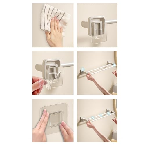 Porte-serviettes gain de place pour optimiser les petites salles de bain - 7