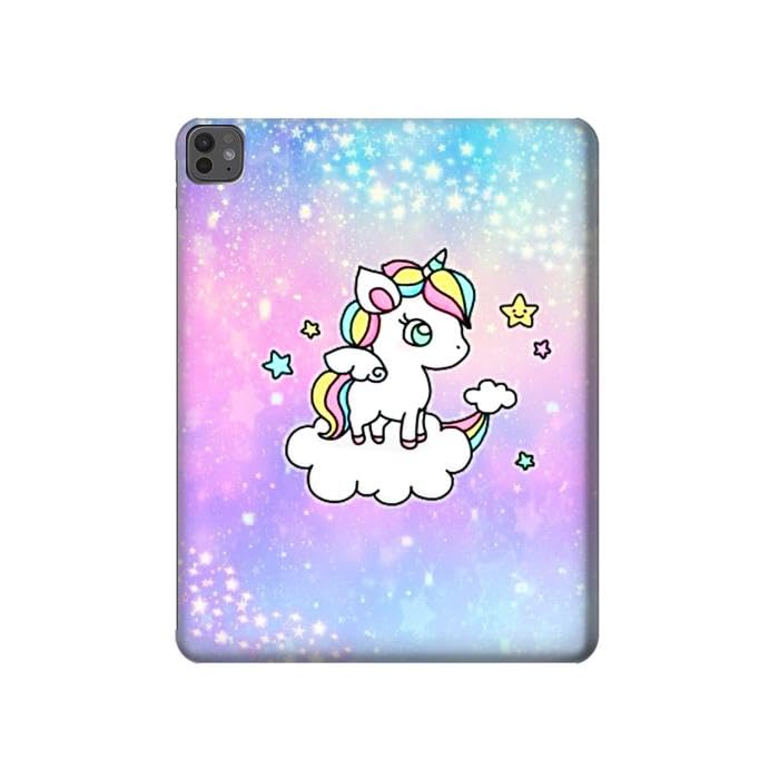 Housse iPad Air 13 2026 antichoc licorne avec support