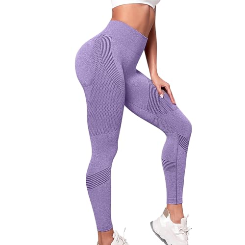 Gyaimxfu Leggings Yoga Donna Push Up Allenamento Opaco Vita Alta Fitness Pilates Palestra Leggins con Tasca Stretch Estivi Comodi Morbidi Leggeri Ragazze Sportivi Fitness Danza Trekking Pantaloni