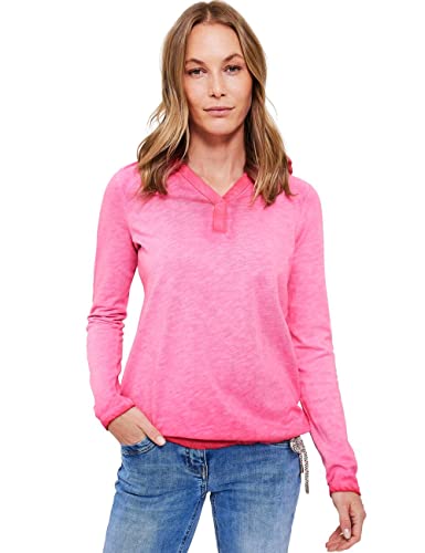 Cecil Damen B319220 Kapuzenshirt, Fresh Pink, L EU